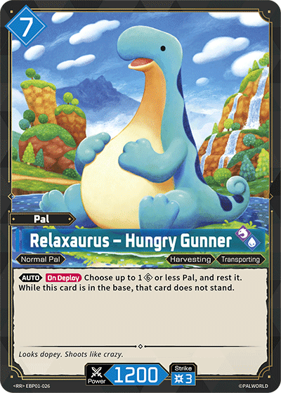 Relaxaurus – Hungry Gunner